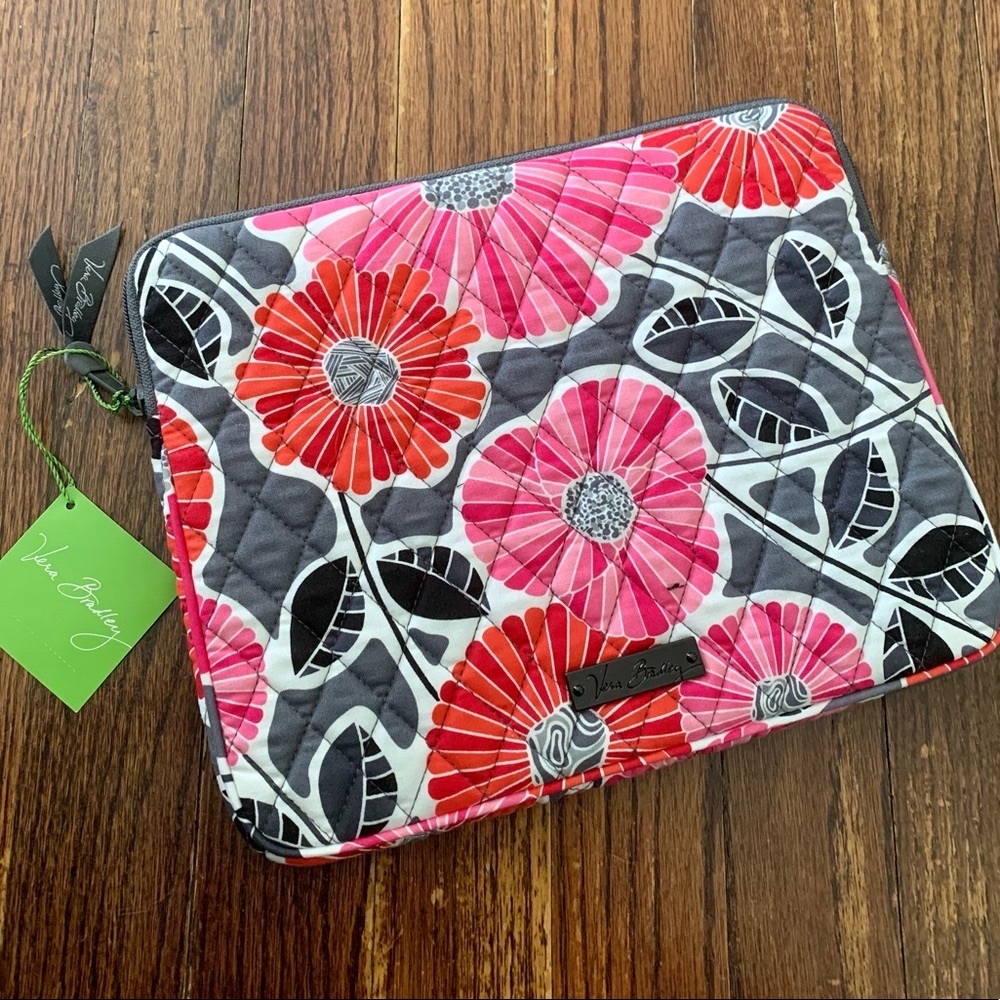 NWT Vera Bradley Tablet Sleeve Cheery Blossoms Cherry computer case